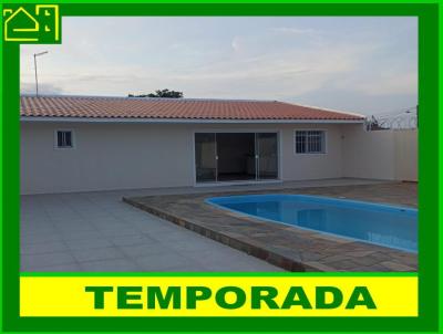 Casa para Temporada, em Pontal do Paran, bairro Praia de Leste, 3 dormitrios, 2 banheiros, 2 vagas