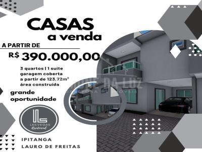 Casa em Condomnio para Venda, em Lauro de Freitas, bairro IPITANGA, 3 dormitrios, 3 banheiros, 1 sute, 1 vaga