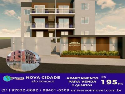 Apartamento para Venda, em So Gonalo, bairro Mutondo, 2 dormitrios, 1 banheiro