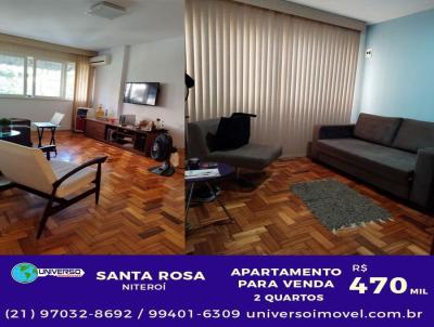 Apartamento para Venda, em Niteri, bairro Santa Rosa, 2 dormitrios, 1 banheiro