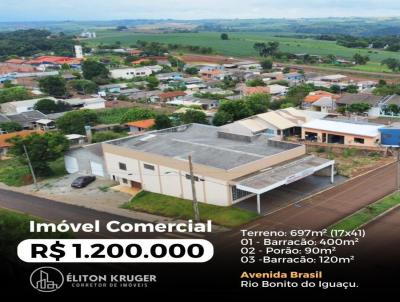Sala Comercial para Venda, em Rio Bonito do Iguau, bairro Centro, 3 banheiros
