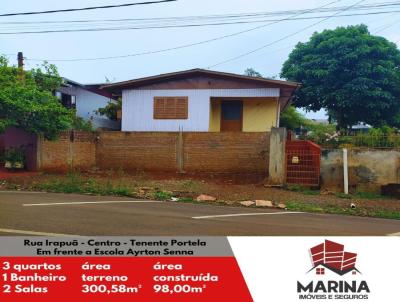 Casa para Venda, em Tenente Portela, bairro CENTRO, 3 dormitrios, 1 banheiro, 1 vaga