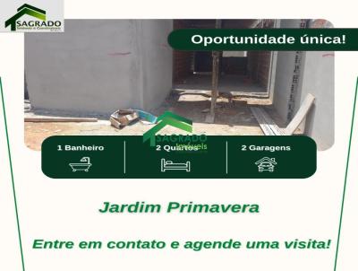 Casa para Venda, em Sete Lagoas, bairro JARDIM PRIMAVERA, 2 dormitrios, 1 banheiro, 2 vagas