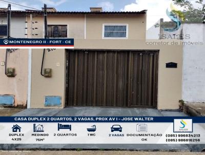 Casa Duplex para Venda, em Fortaleza, bairro Montenegro II, 2 dormitrios, 1 banheiro, 2 vagas