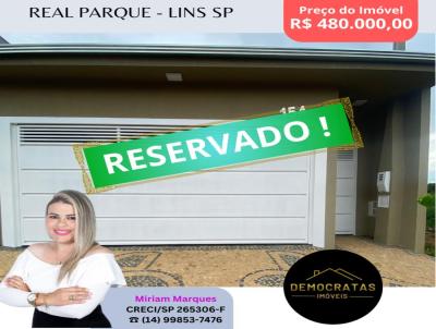 Casa para Venda, em Lins, bairro Real Parque, 2 dormitrios, 2 banheiros, 1 sute, 2 vagas