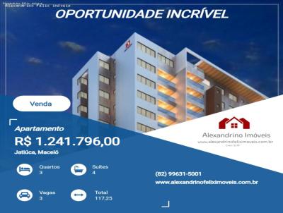 Apartamento para Venda, em Macei, bairro Jatica, 3 dormitrios, 4 sutes, 3 vagas