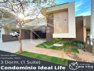 Casa em Condomnio para Venda, em So Jos do Rio Preto, bairro Ideal Life Ecolazer Residence, 3 dormitrios, 2 banheiros, 1 sute, 2 vagas