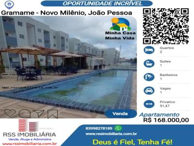 Apartamento para Venda, em Joo Pessoa, bairro Gramame - Novo Milnio, 2 dormitrios, 1 banheiro, 1 sute, 1 vaga