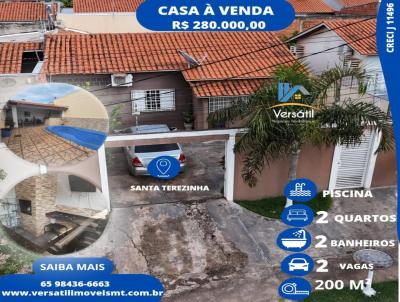 Casa para Venda, em Cuiab, bairro SANTA TEREZINHA 1 ETAPA, 2 dormitrios, 2 banheiros, 2 vagas