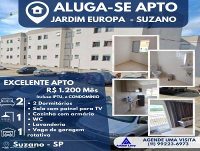 Apartamento para Locao, em Suzano, bairro Jardim Europa, 2 dormitrios, 1 banheiro, 1 vaga