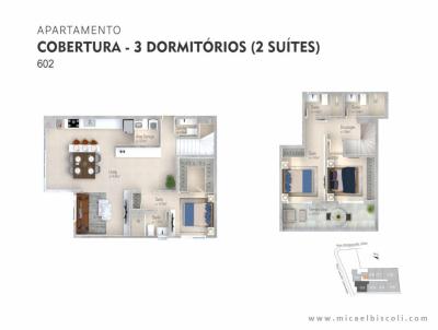 Em Construo para Venda, em Florianpolis, bairro Trindade, 3 dormitrios, 4 banheiros, 2 sutes, 2 vagas