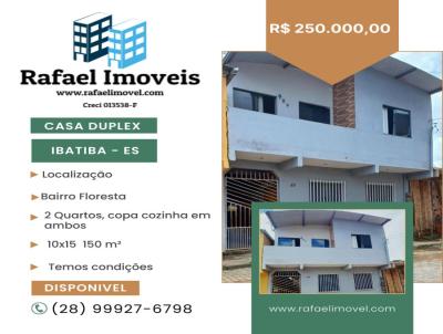 Casa Duplex para Venda, em Ibatiba, bairro Floresta, 4 dormitrios, 2 banheiros, 1 vaga