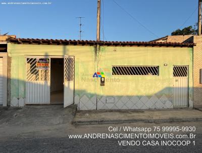 Casa para Venda, em Alagoinhas, bairro Alagoinhas Velha - INOCOOP I, 4 dormitrios, 3 banheiros, 2 vagas