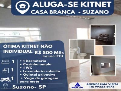 Kitnet para Locao, em Suzano, bairro Jardim Casa Branca, 1 dormitrio, 1 banheiro, 1 vaga