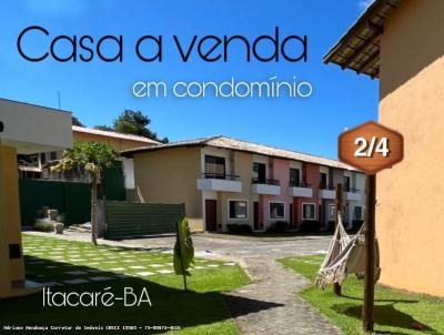 Casa para Venda, em Itacar, bairro 1 km do centro de Itacar, 3 banheiros, 2 sutes, 1 vaga