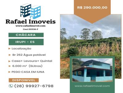 Chcara para Venda, em Irupi, bairro Br 262