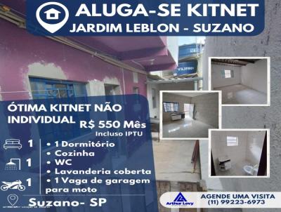 Kitnet para Locao, em Suzano, bairro Jardim Leblon, 1 dormitrio, 1 banheiro