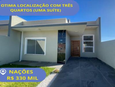 Casa para Venda, em Fazenda Rio Grande, bairro Bosque Santo Antnio, 3 dormitrios, 2 banheiros, 1 sute, 2 vagas