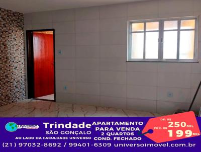 Apartamento para Venda, em So Gonalo, bairro Trindade, 2 dormitrios, 1 banheiro