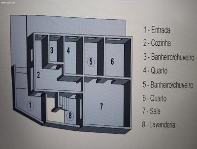 Apartamento para Locao, em Joinville, bairro Iriri, 2 dormitrios, 2 banheiros, 2 vagas