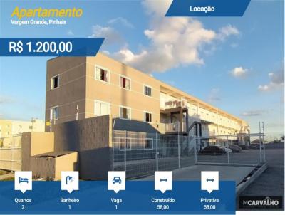 Apartamento para Locao, em Pinhais, bairro Vargem Grande, 2 dormitrios, 1 banheiro, 1 vaga