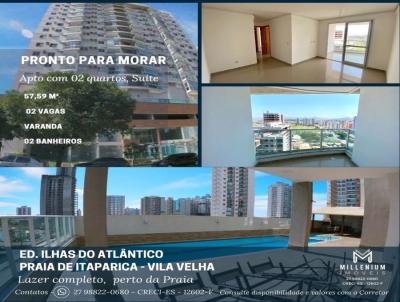 Apartamento para Venda, em Vila Velha, bairro Praia de Itaparica, 2 dormitrios, 2 banheiros, 1 sute, 2 vagas