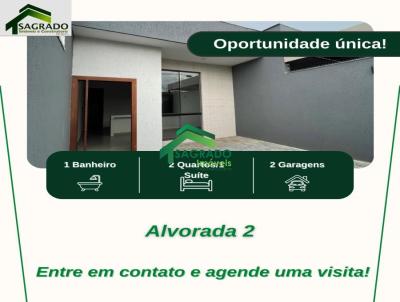 Casa para Venda, em Sete Lagoas, bairro Alvorada 2, 2 dormitrios, 1 banheiro, 1 sute, 2 vagas