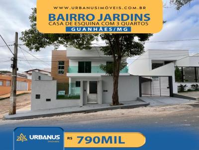 Casa para Venda, em Guanhes, bairro Jardins, 3 dormitrios, 2 banheiros, 1 sute, 3 vagas