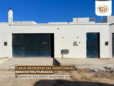 Casa para Venda, em Guanambi, bairro NOVO HORIZONTE, 3 dormitrios, 2 banheiros, 1 sute, 1 vaga