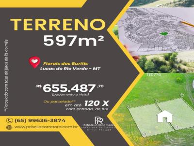 Terreno para Venda, em Lucas do Rio Verde, bairro Florais dos Buritis