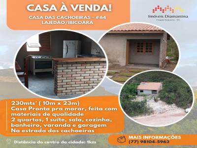 Casa para Venda, em Ibicoara, bairro Lajedo, 2 dormitrios, 2 banheiros, 1 sute, 2 vagas