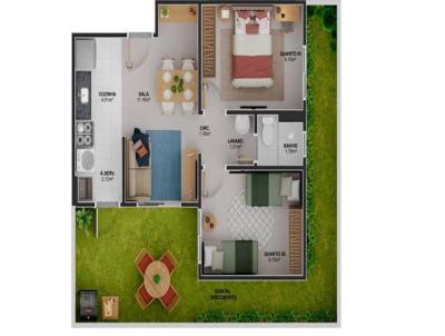 Apartamento para Venda, em Serra, bairro Maring, 2 dormitrios, 1 banheiro, 1 vaga