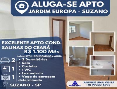 Apartamento para Locao, em Suzano, bairro Jardim Europa, 2 dormitrios, 1 banheiro, 1 vaga