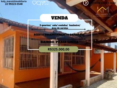 Casa para Venda, em So Pedro da Aldeia, bairro Praia Linda, 3 dormitrios, 3 banheiros, 1 sute, 1 vaga