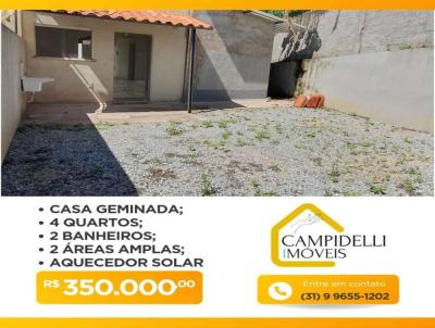 Geminado para Venda, em Itabirito, bairro quinta dos inconfidentes, 4 dormitrios, 2 banheiros, 2 vagas