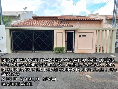 Casa para Locao, em Araguari, bairro MARIA EUGNIA