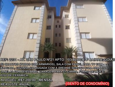 Apartamento para Locao, em Araguari, bairro GOIS