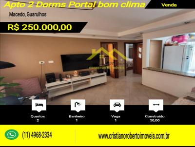 Apartamento para Venda, em Guarulhos, bairro Macedo, 2 dormitrios, 1 banheiro, 1 vaga
