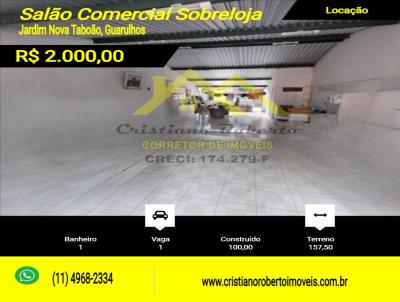 Salo Comercial para Locao, em Guarulhos, bairro Jardim Nova Taboo, 1 banheiro, 1 vaga