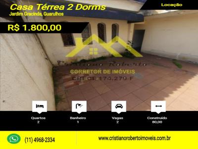 Casa para Locao, em Guarulhos, bairro Jardim Gracinda, 2 dormitrios, 1 banheiro, 2 vagas
