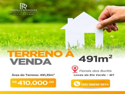 Terreno para Venda, em Lucas do Rio Verde, bairro Florais dos Buritis