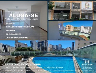 Apartamento para Locao, em Vitria, bairro Praia do Canto, 2 dormitrios, 2 banheiros, 1 sute, 2 vagas