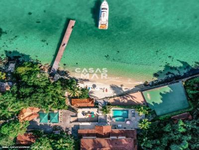 Casa Frente Mar para Temporada, em Angra dos Reis, bairro Mombaa, 9 dormitrios, 10 banheiros, 9 sutes