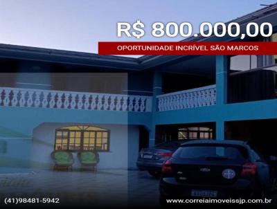 Sobrado para Venda, em So Jos dos Pinhais, bairro So Marcos, 3 dormitrios, 3 banheiros, 9 vagas