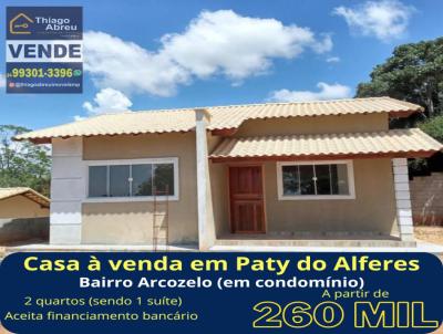 Casa para Venda, em Paty do Alferes, bairro Arcozelo, 2 dormitrios, 2 banheiros, 1 sute, 1 vaga