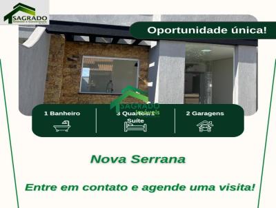 Casa para Venda, em Sete Lagoas, bairro Nova Serrana, 3 dormitrios, 1 banheiro, 1 sute, 2 vagas