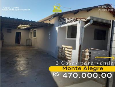 Casa para Venda, em Paulnia, bairro Monte Alegre I, 5 dormitrios, 2 banheiros, 1 sute, 4 vagas
