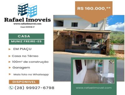 Casa para Venda, em Muniz Freire, bairro Piau, 3 dormitrios, 1 banheiro, 2 vagas