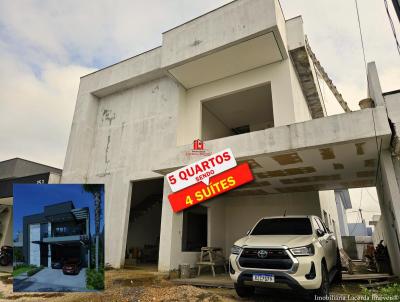 Casa para Venda, em Manaus, bairro Ponta Negra, 5 dormitrios, 5 banheiros, 4 sutes, 4 vagas