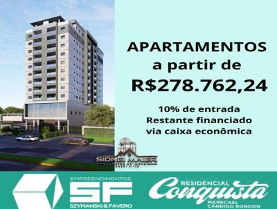 Apartamento para Venda, em Marechal Cndido Rondon, bairro Lago Municipal, 2 dormitrios, 1 banheiro, 1 vaga